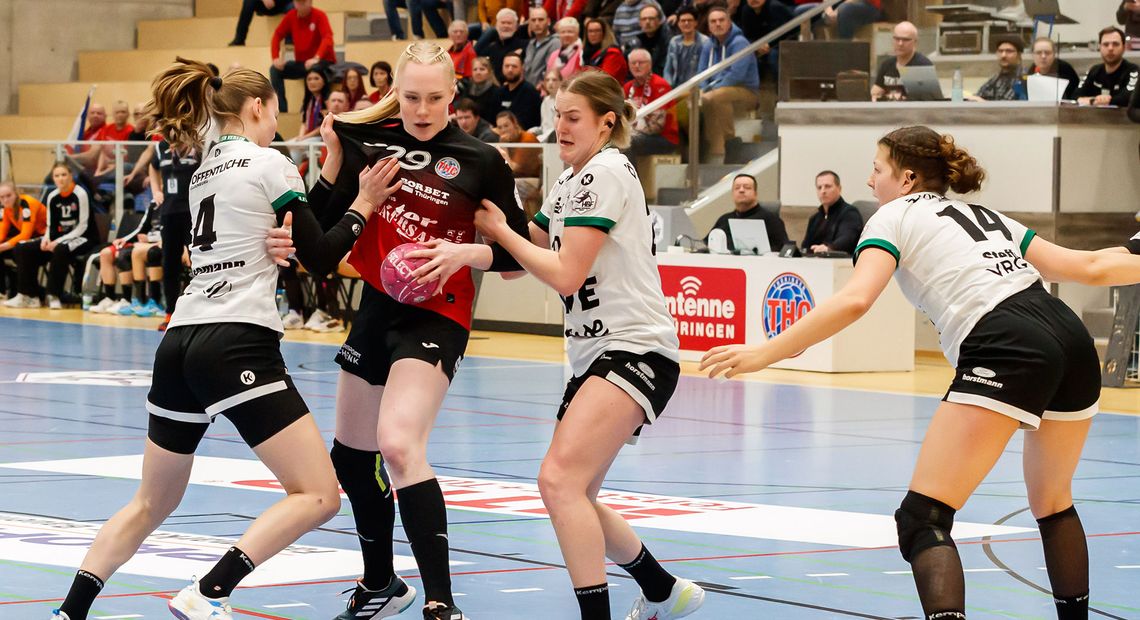 Erfolgreich in Rückrunde gestartet Handball Bundesliga Frauen